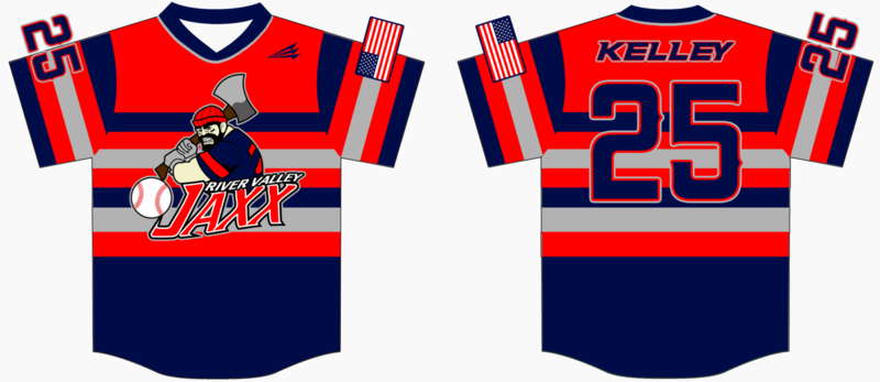River Valley Jaxx Custom Baseball Jersey Design #4D