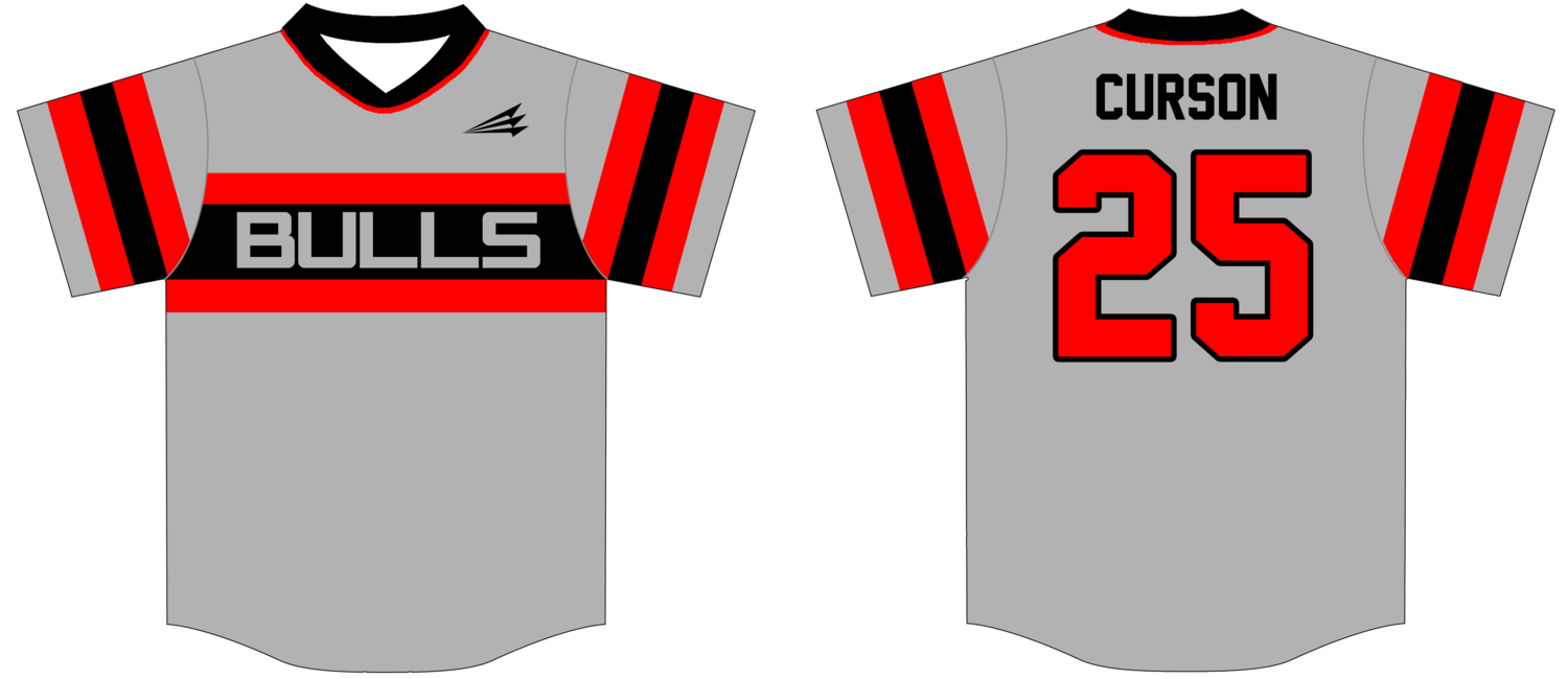 Stigler Bulls Custom Baseball Jersey Design #5
