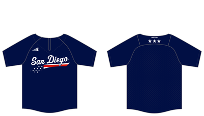 San Diego Bombers Custom Batting Practice Jacket #BPJ1