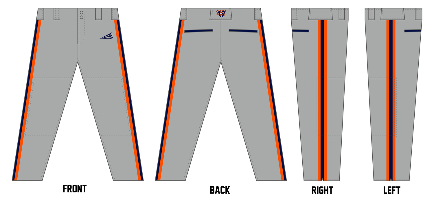 Philipsburg Phils Post 437 Custom Athletic Baseball Pant #BP1b