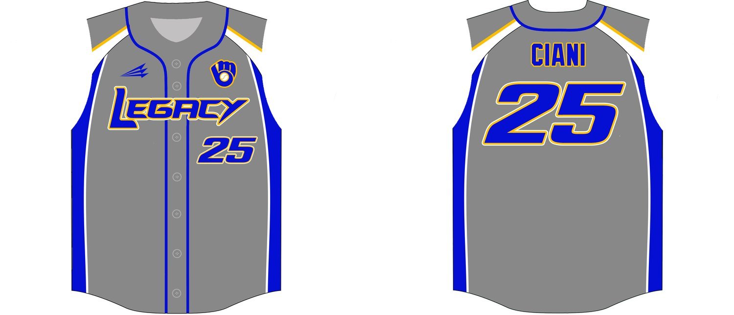 Legacy Custom Baseball Jersey #1B