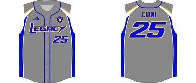 Legacy Custom Baseball Jersey #1B