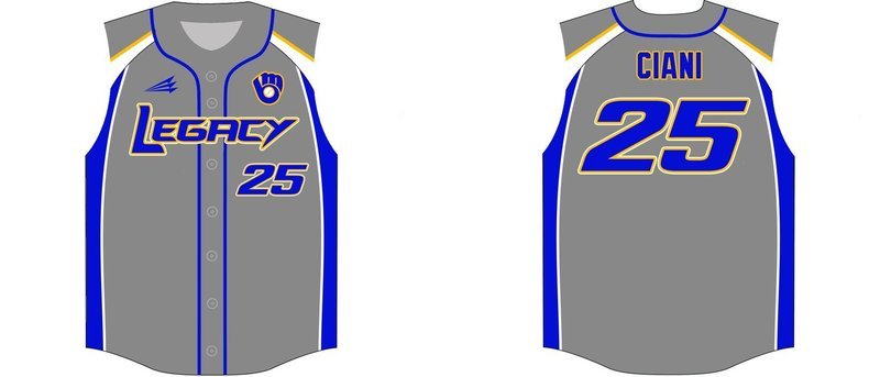Legacy Custom Baseball Jersey #1B