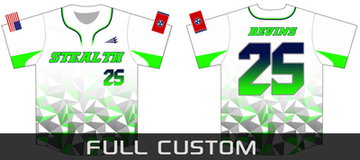 Stealth Baseball White Jersey 1