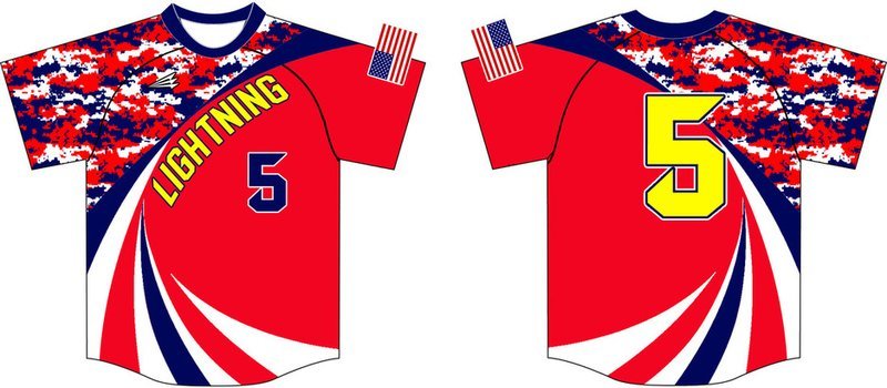 Fort Lauderdale Lightning Baseball Jersey #1