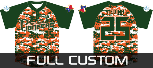Northwest Pioneers Custom Baseball Jersey 4F