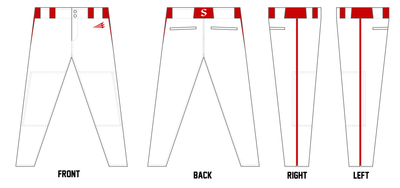 Pilchuckers Custom Athletic Baseball Pant #BP1CA