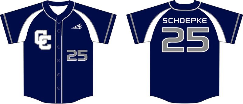 Cary Crusaders Custom Baseball Jersey Design #1