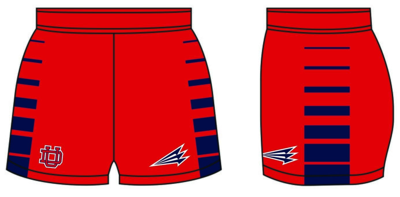 University of Dayton Women&#39;s Rugby Custom Shorts #1