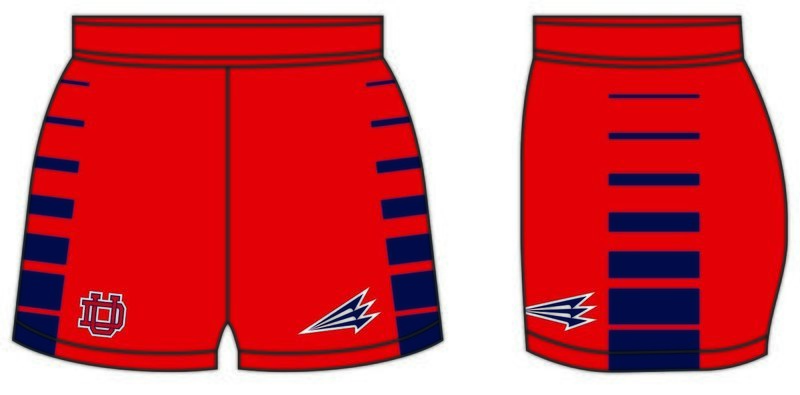 University of Dayton Women&#39;s Rugby Custom Shorts #1