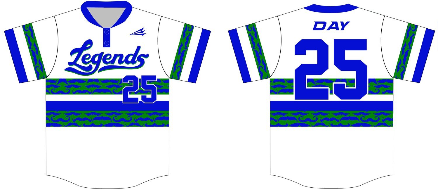 Legends Baseball (Day) Custom Baseball Jersey #3B