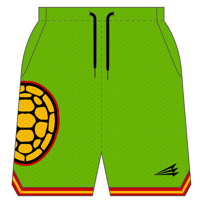 Snapping Turtles Custom Retro Mesh Shorts #MS1