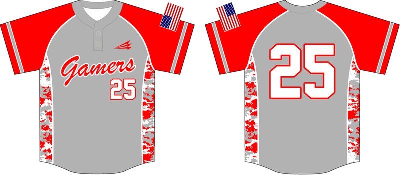 Gamers Custom Baseball Jersey #2