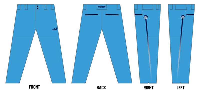 Moonshots Custom Athletic Fit Baseball Pant #BP2