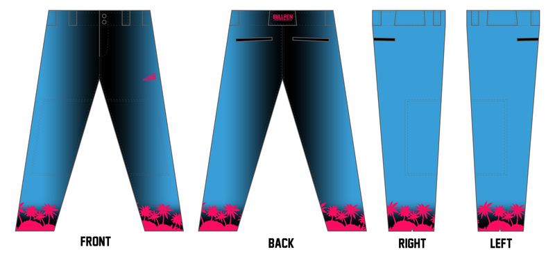 Tropics Custom Athletic Fit Baseball Pant #BP3
