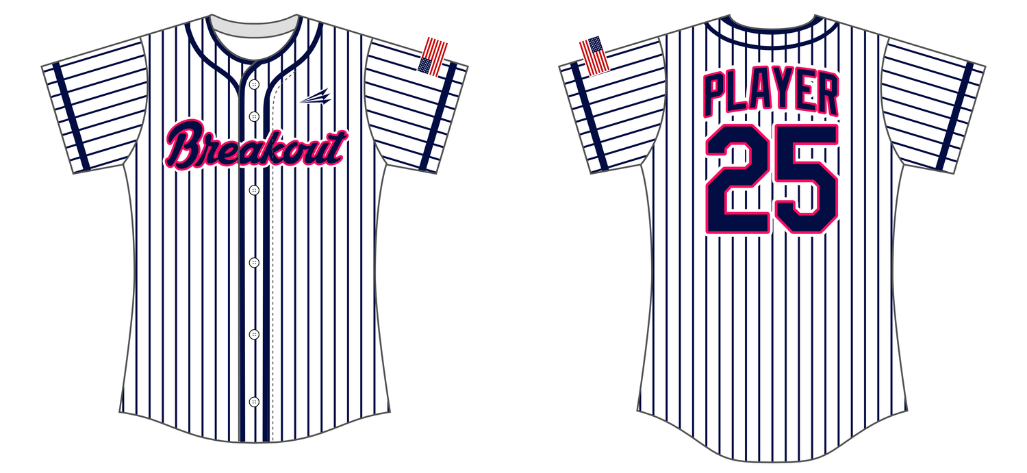 Botetourt Breakout Custom Hexaflex Softball Jersey #J1