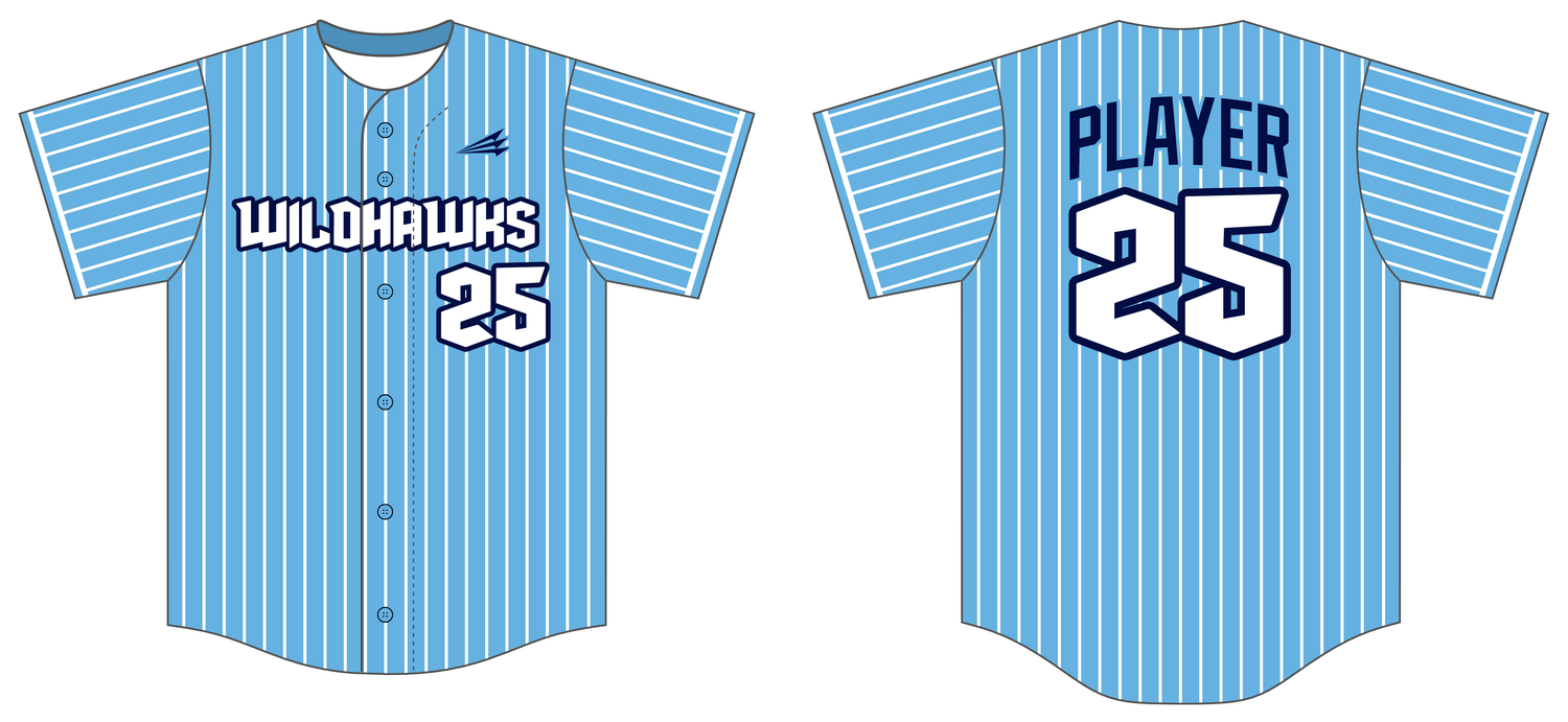 Wildhawks Custom Hexaflex Baseball Jersey #J2
