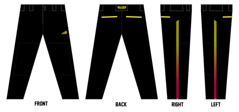 Nukes Custom Athletic Fit Baseball Pant #BP6