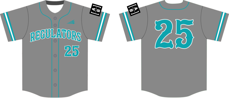 AB Regulators Custom Baseball Jersey Design #2B
