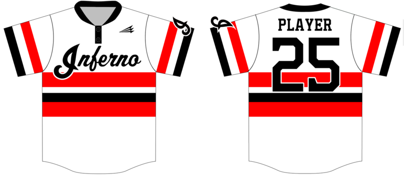 CT Inferno Custom Baseball Jersey Custom Jersey #2D