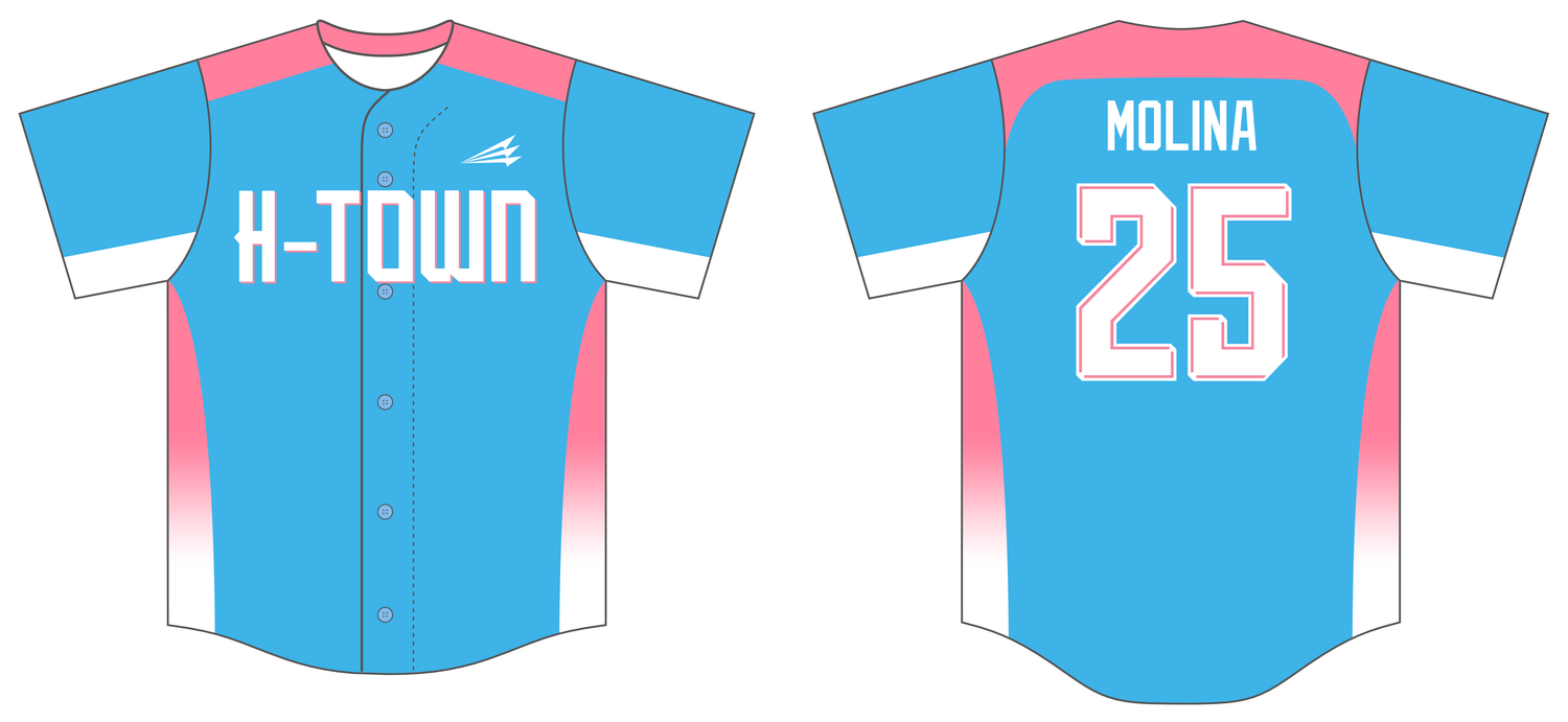Wow Factor (Molina) Custom NanoDri Baseball Jersey #J4b