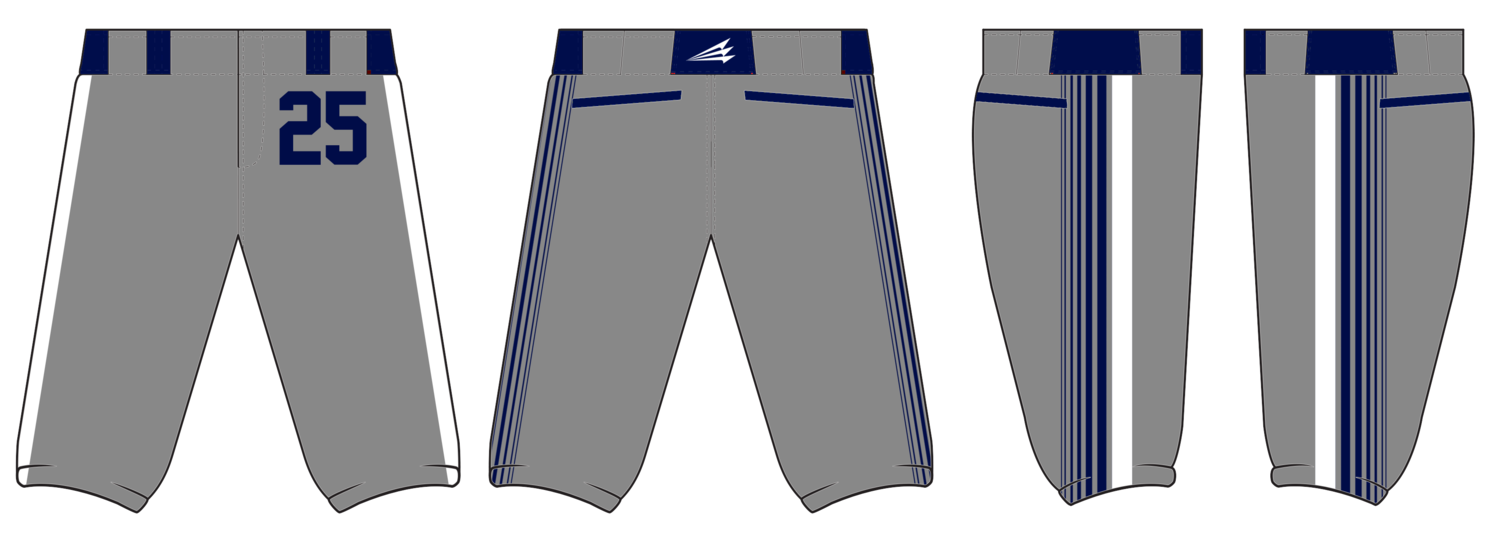 East Texas Cowboys Custom Baseball Pants Design #1C