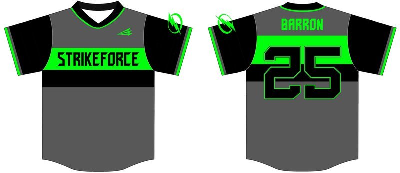Sandhills Strikeforce Custom Baseball Jersey Design #2B