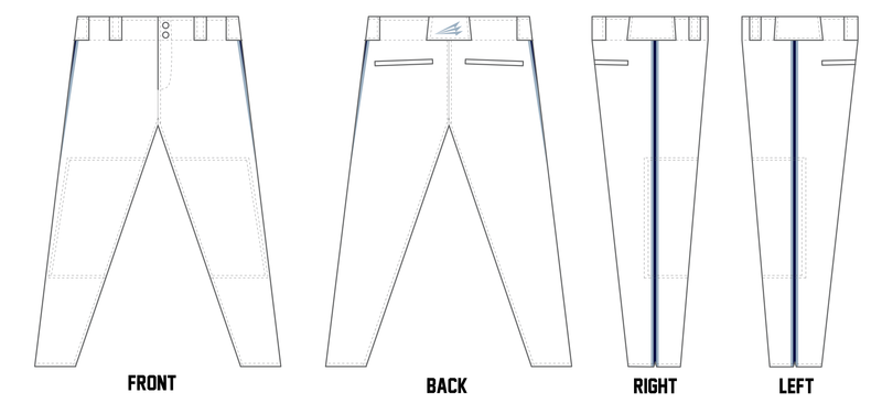 Greenville Thunder Custom Athletic Baseball Pant #BP1A