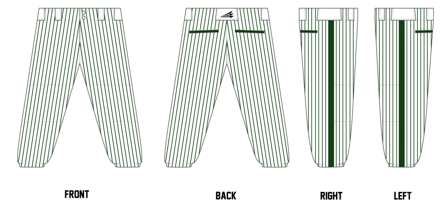 Lady Greendogs Custom Fastpitch Pant #FP3D