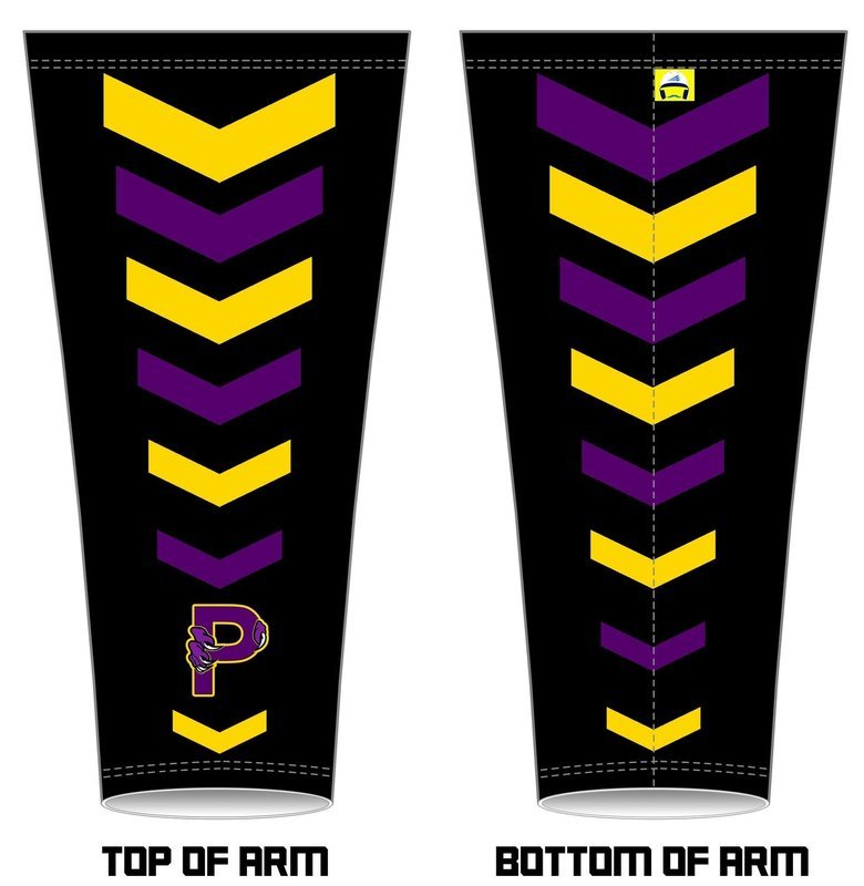 Plum Predators Custom Arm Sleeves #1