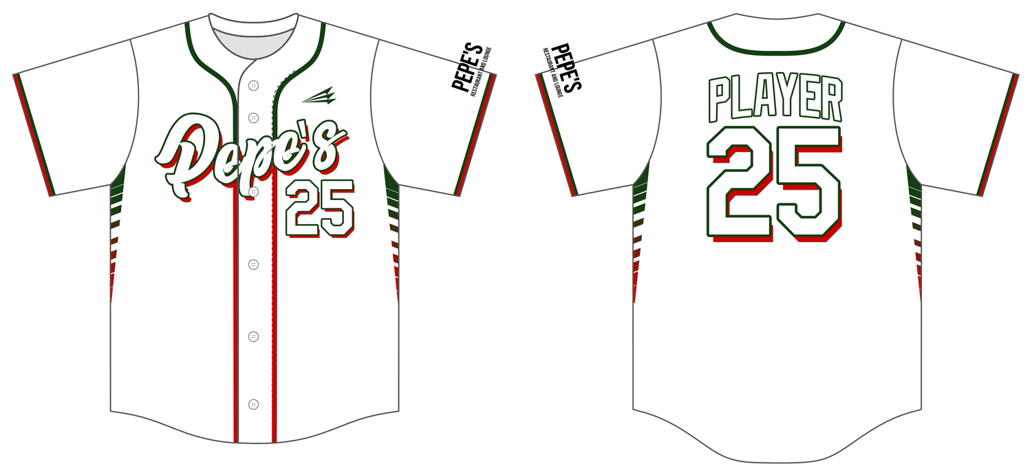 Pepe&#39;s Custom HexaFlex Baseball Jersey #J1B