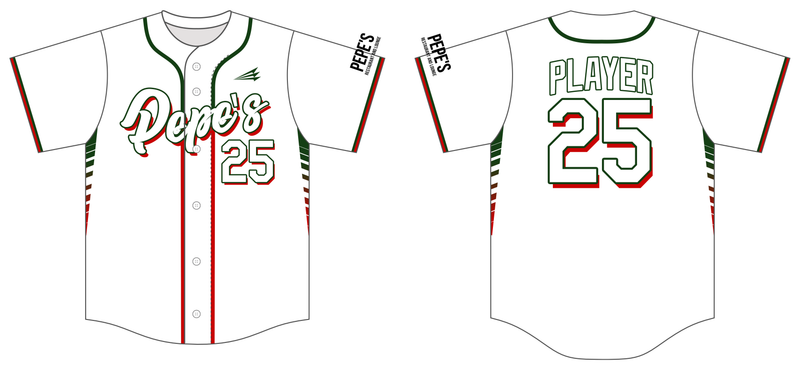 Pepe&#39;s Custom HexaFlex Baseball Jersey #J1B