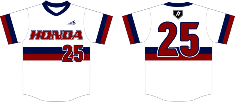 Honda Baseball Club Custom Baseball Jersey #2E