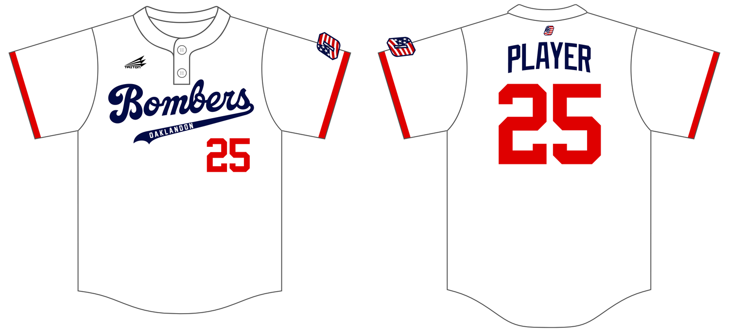 OYO Bombers Custom NanoDri Baseball Jersey #J4B