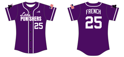 AV Lady Punishers Custom NanoDri Softball Jersey #J5