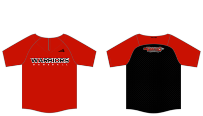Warriors Baseball 7u Custom Batting Practice Jacket #BPJ1
