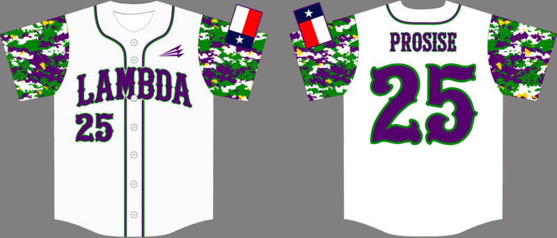 Lambda (Prosise) Custom Baseball Jersey Design #1A