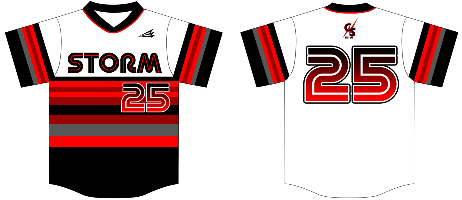 Columbus Storm Elite Custom Baseball Jersey Design #3C