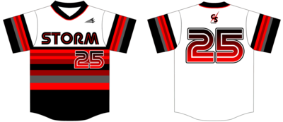 Columbus Storm Elite Custom Baseball Jersey Design #3C