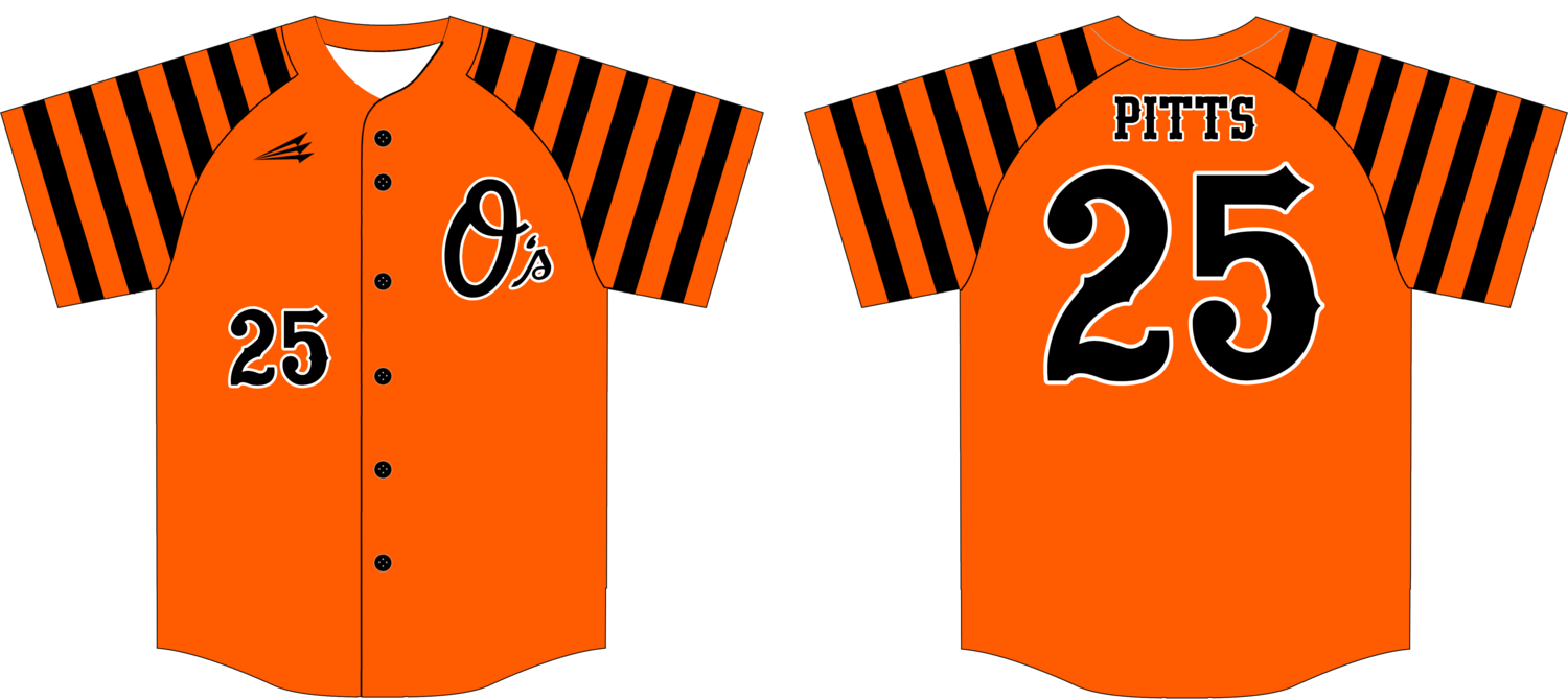 Ogemaw Orioles Custom Baseball Jersey #5