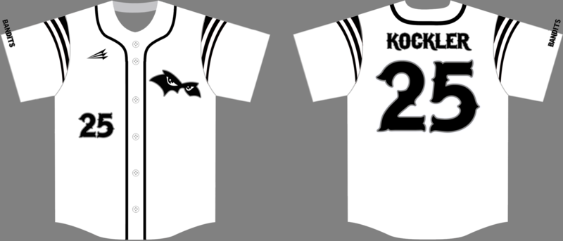 FRANKLIN RIVER BANDITS Custom Baseball  Jersey Design #4b