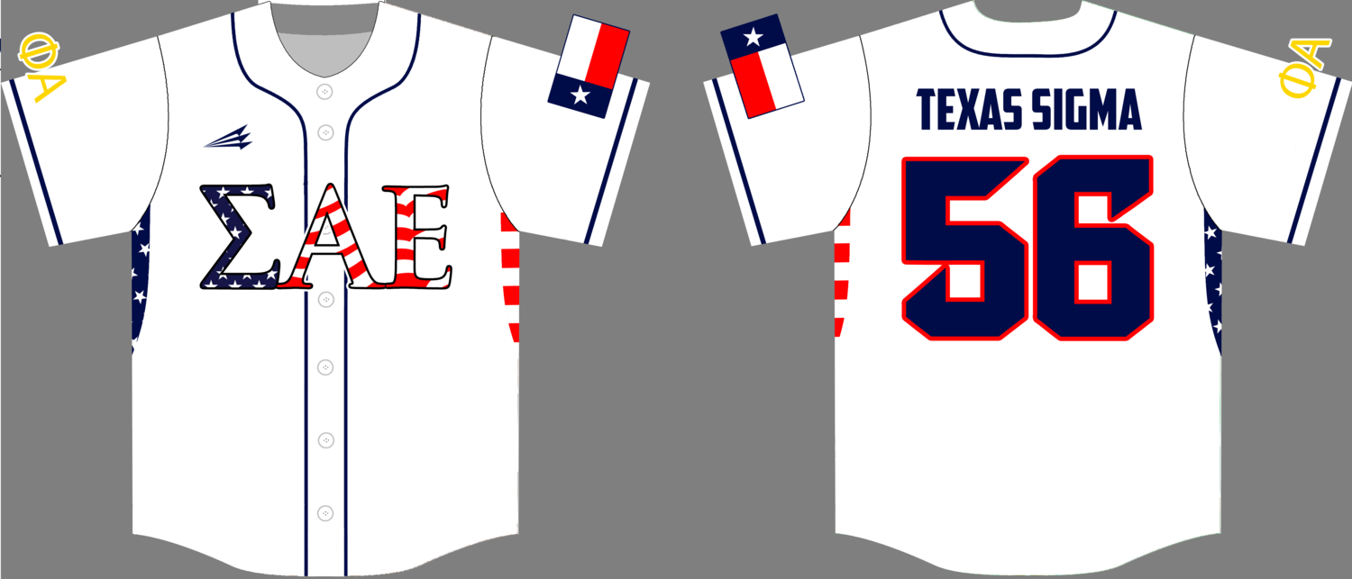 Texas Sigma Athletics Custom Baseball Jersey #5D