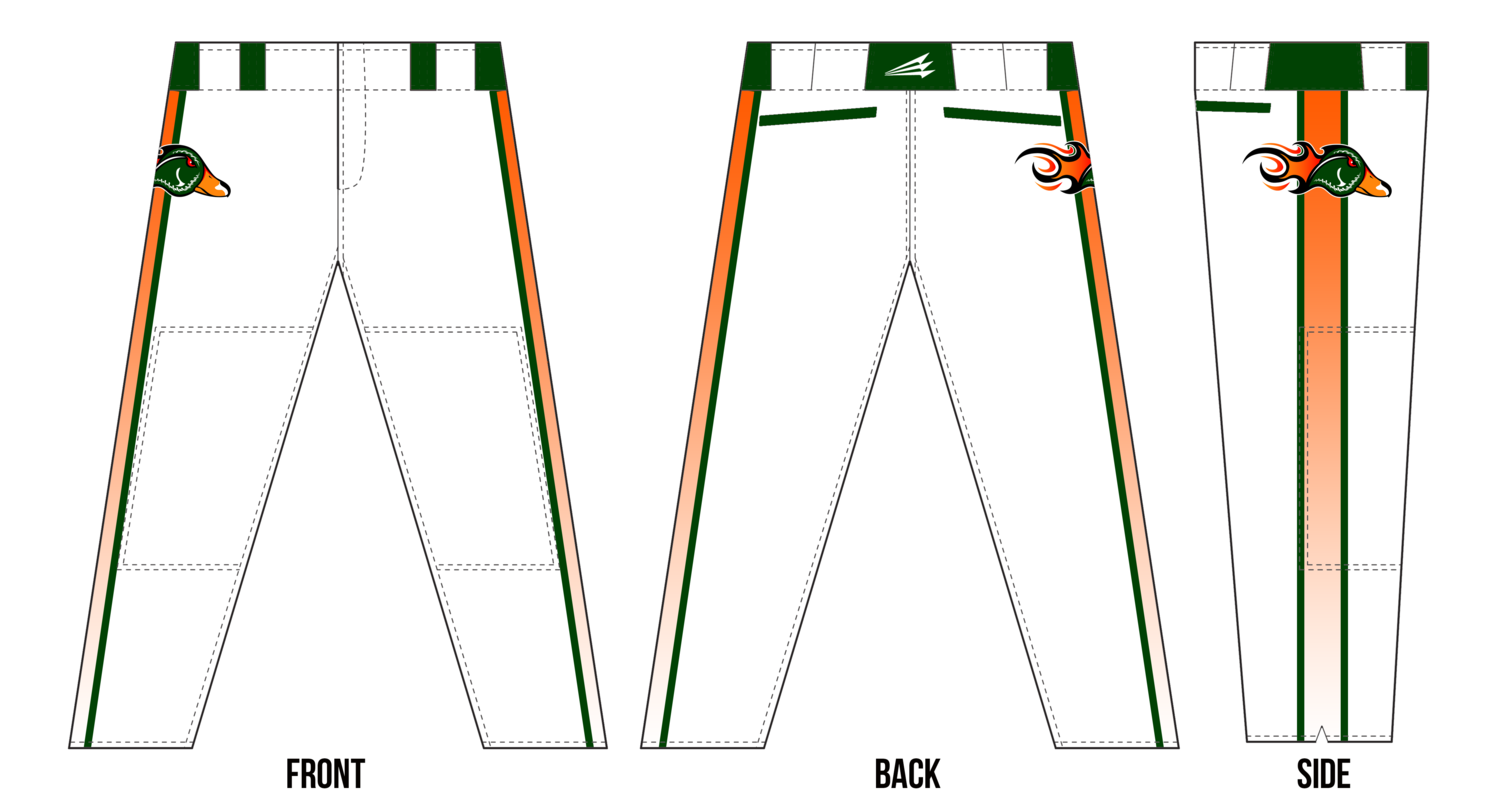 Fighting Wood Ducks Baseball Custom Pants #1