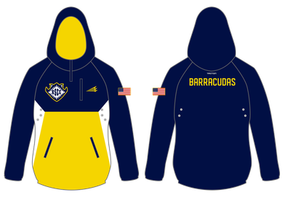BSCC Barracudas Custom Gladiator Hoodie #GH1