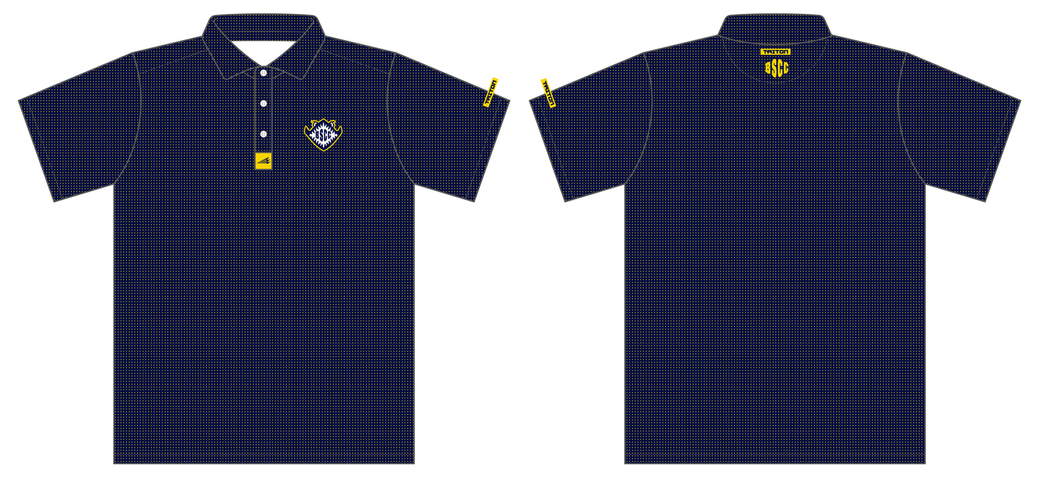 BSCC Barracudas Custom Stroker Golf Polo #GP1