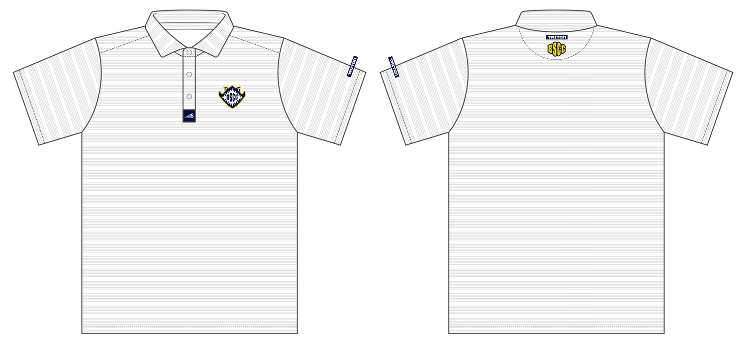 BSCC Barracudas Custom Stroker Golf Polo #GP2