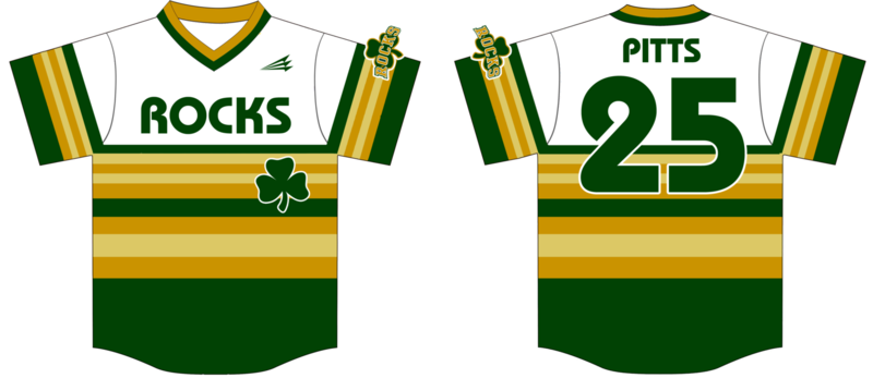 Westfield Rocks Custom HexaFlex Baseball Jersey #3B