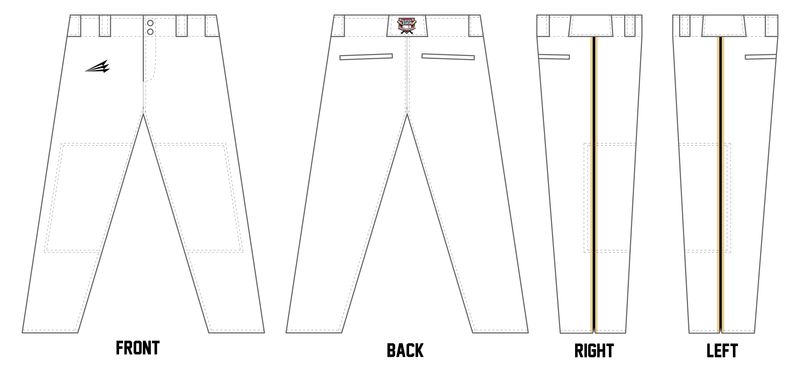 Aurora Legion Travel CUSTOM Athletic Baseball Pant #BP14