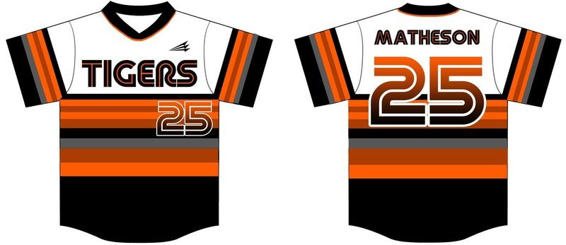 Cushing Tigers Custom NanoDri Baseball Jersey #2