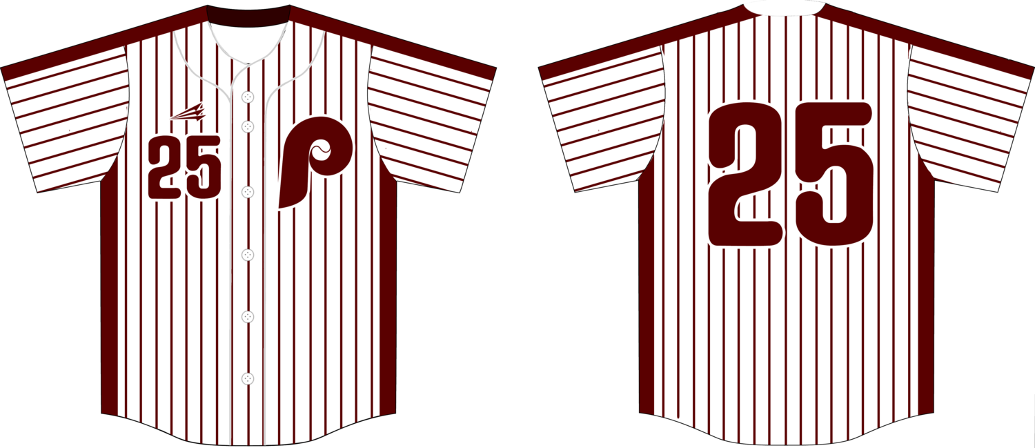 Phillies Custom NanoDri Baseball Jersey #3B